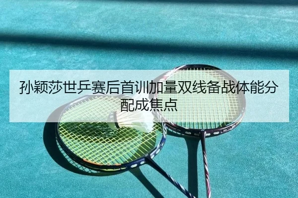 孙颖莎世乒赛后首训加量双线备战体能分配成焦点